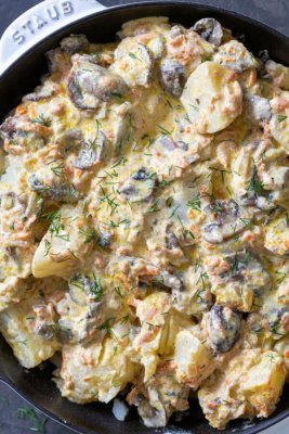 KREMALI MANTARLI PATATES